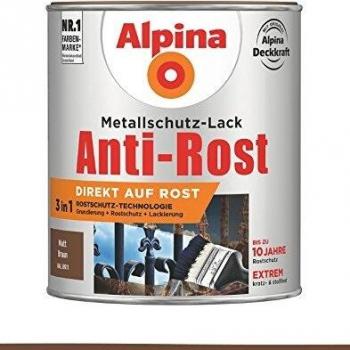 Alpina 3in1 Metallschutz-Lack 750 ml RAL 8011 Braun