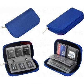 Memory Card Storage Bag 22 Slots for Camera and Phone