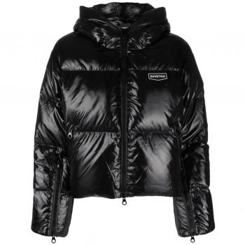 Duvetica Women's Black Bellatrix Down Puffer Jacket Size 42
