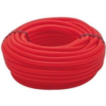 Tubería Corrugada Roja 16mm – Bobina 50m, Protección Garantizada