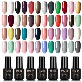 Gel Nail Polish Rosso Luminosa 48 Unità