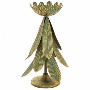 Ornamento de Metal Dorado Alexandra House 21x31x21 cm