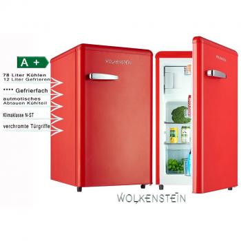 WOLKENSTEIN Retro Kühlschrank KS 95RT