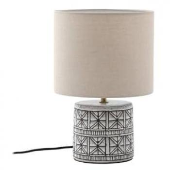 Lucande lampe Thalorin, céramique, 36,5 cm de hauteur