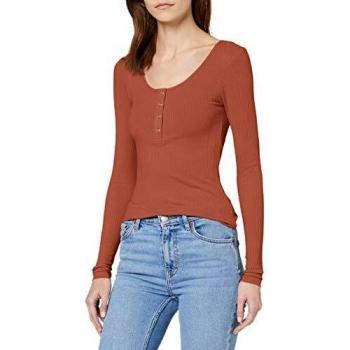 Camisa de Manga Larga PIECES Pckitte en Copper Brown