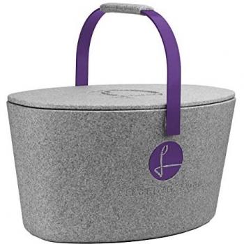 Lieblingskorb Plus silver grey (perlviolett)
