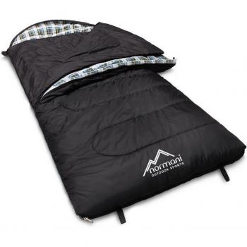 Normani 220 cm 4‑In‑1 Antarctic Schlafsack – bis -40 °C, 500 + 250 g/m² Polyfill