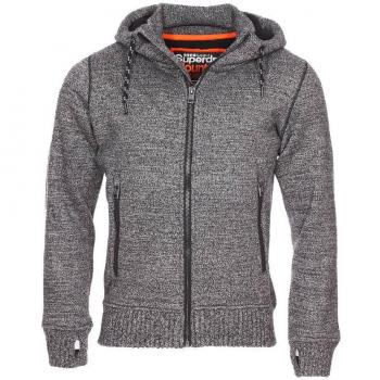 Superdry Expedition Ziphood für Herren: Schwarz-Grau, Größe L, bunt