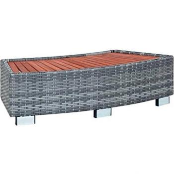 VidaXL Spa Step, Grey, 92 x 45 x 25 cm