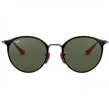 Ray‑Ban Junior 51 mm Dual‑Tint Sunwear (Gunmetal Top, Black/Green)