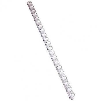 Boîte de 100 anneaux de reliure blancs 8 mm Pergamy