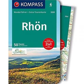 Rhön: Wanderführer mit Extra Tourenkarte zum Mitnehmen.