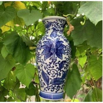 Traditional Blue and White Wall Plate Decoration