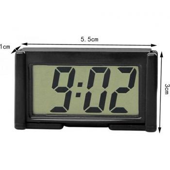 Self-Adhesive Car Clock with LCD Display