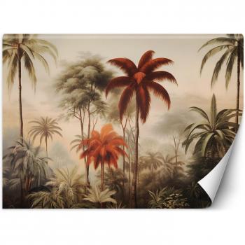 Orchard Breeze Orange Wallpaper