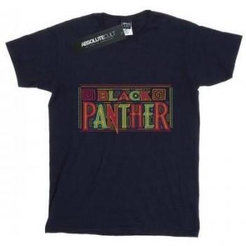 T-shirt Coton Noir Tribal Black Panther pour Femme