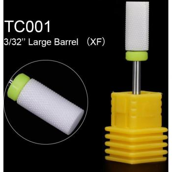 DMOLEY Ceramic Nail Drill – 1 PC, Mixed Size Manicure Polisher Set