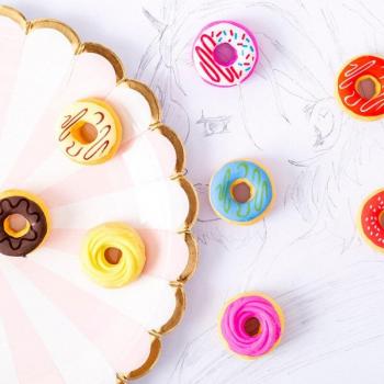 Candy Color Donut Erasers