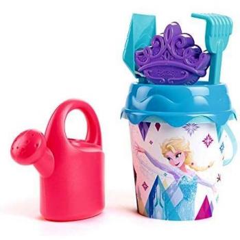 Cubo de Arena y Agua Smoby Frozen con Regadera
