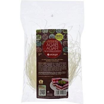 MIMASA AGAR AGAR EN TIRAS 20 GRAMOS