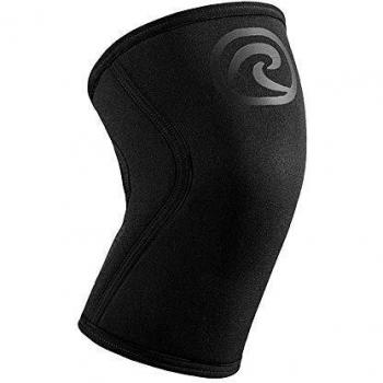 Carbon‑Farbige Rehband Neopren Kniebandage 7 mm XXL