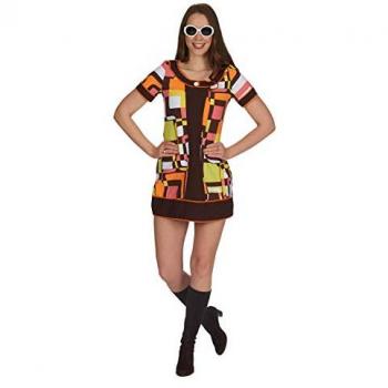 Retro-70s Hippie-Fasching-Kleid – Karnevalsversion