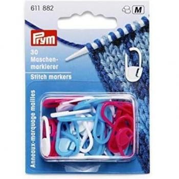 Marqueurs de tricot Prym Rose et bleu