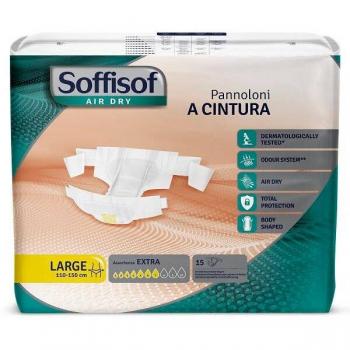 Soffisof Pannolone A Cintura Taglia L 15 Pezzi