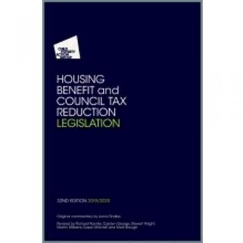 Housing Benefit and Council Tax Reduction Legislation: 2019/20