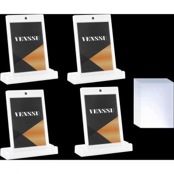 Transparent Magnetic Card Loader Set – 4 Slots, 35PT UV Shield, Sealed One‑Touch Holders