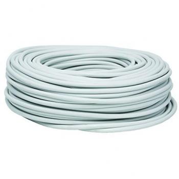 Cofan Rollo Cable Eléctrico 100 m H05VV-F 3x1,5 mm² Blanco