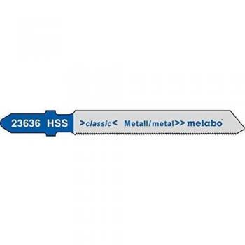 Lames de scie sauteuse Metabo 5 lames métal 66/0,7 mm