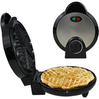 Compact Waffle Maker with Crepe Functionality