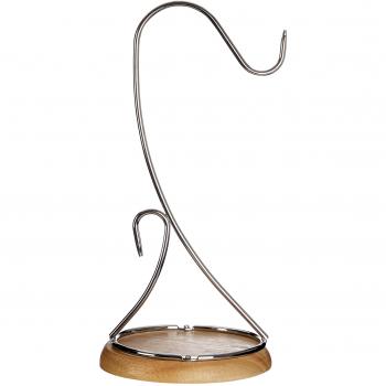 Natural Wood Base Banana Hanger by Soka