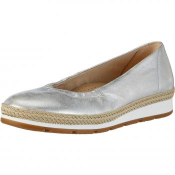 Gabor Scarpe Ballerine, Comfort, Donna, Argento (Silber Jute), 38 EU