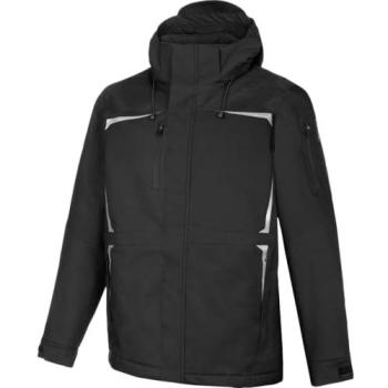 Parka de travail TEMPER noire Würth MODYF tissu canvas recyclé résistant