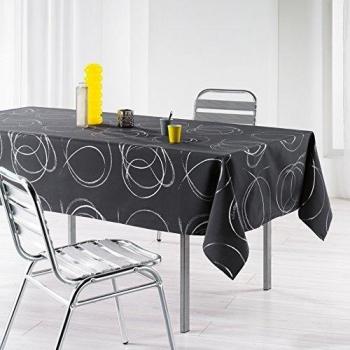 Nappe décorative argent 150 x 240 cm