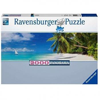 Puzzle di 2000 pezzi con tema Spiaggia Tropicale, prodotto da Ravensburger