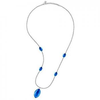 Collar de mujer Morellato, acero y piedras cat eye