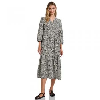 Volantkleid mit 3/4-Arm von STREET ONE, gemustert