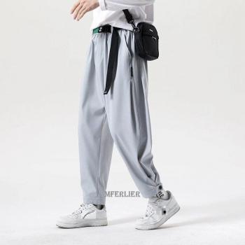 Pantalon homme été grande taille 7XL 8XL style hipster élastique