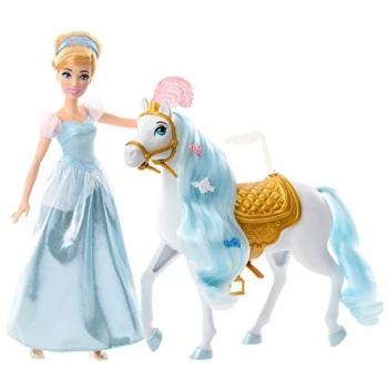Poupée Cendrillon Disney – Cheval à Crinière Brossable