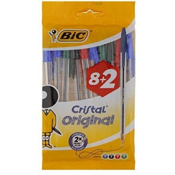 BiC Cristal 10‑Stück-Set – Medium