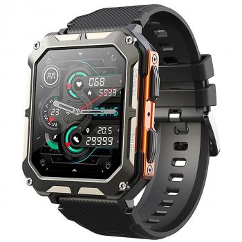 Smartwatch Njord C20 Pro – Indestructible et Tactique Orange