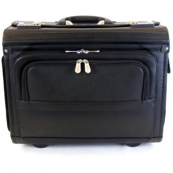 Valise de pilote Dermata 48 cm – compartiment PC noir