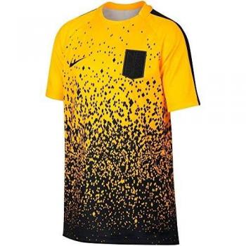 Top Nike Dry Neymar Academy SS Kids Amarillo/Sbianco S