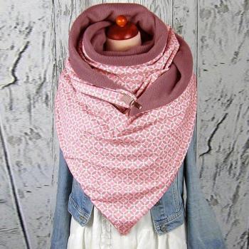 Women's Casual Cotton Button Shawl