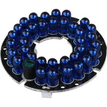 850nm Infrared 36 LED Light Board for CCTV Cameras 54mm