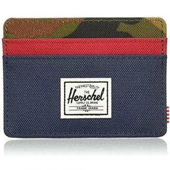 Herschel Charlie Camouflage Backpack, Marineblau/Rot