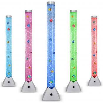 Valuelights Mood Bubble Tower Lamp with Fish